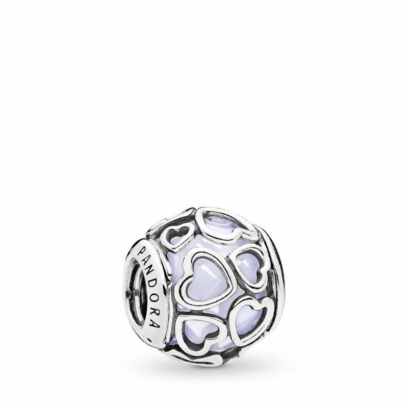 Pandora Australia Encased in Love Charm - Sterling Silver | ZMRVNA819